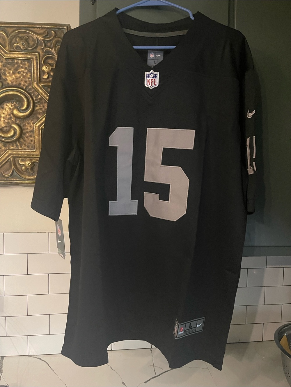 Mens Mendoza Raiders Jersey Size L.